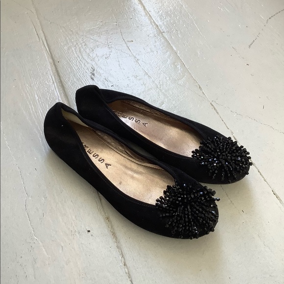 New caressa leather Clifton ballet flats snowflake sparkle - Picture 3 of 3